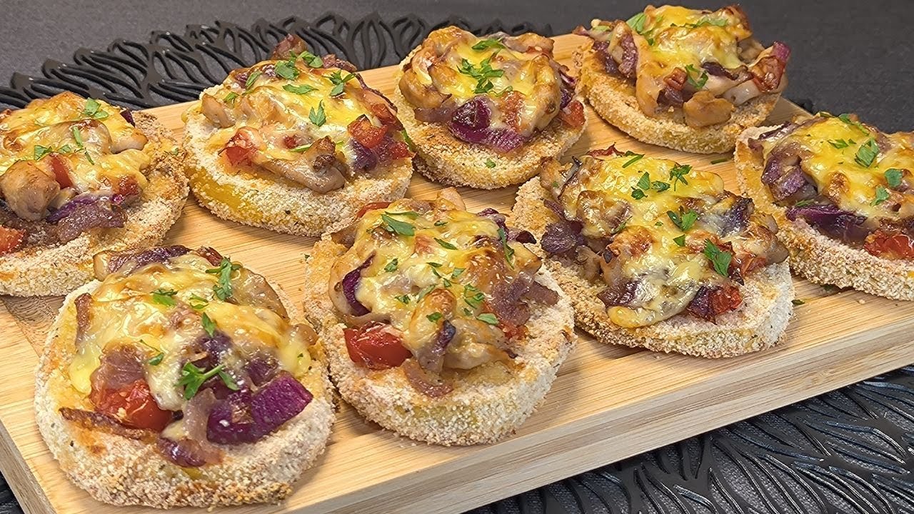 Patatas Crujientes con Pollo y Queso al Horno y Sin Freír