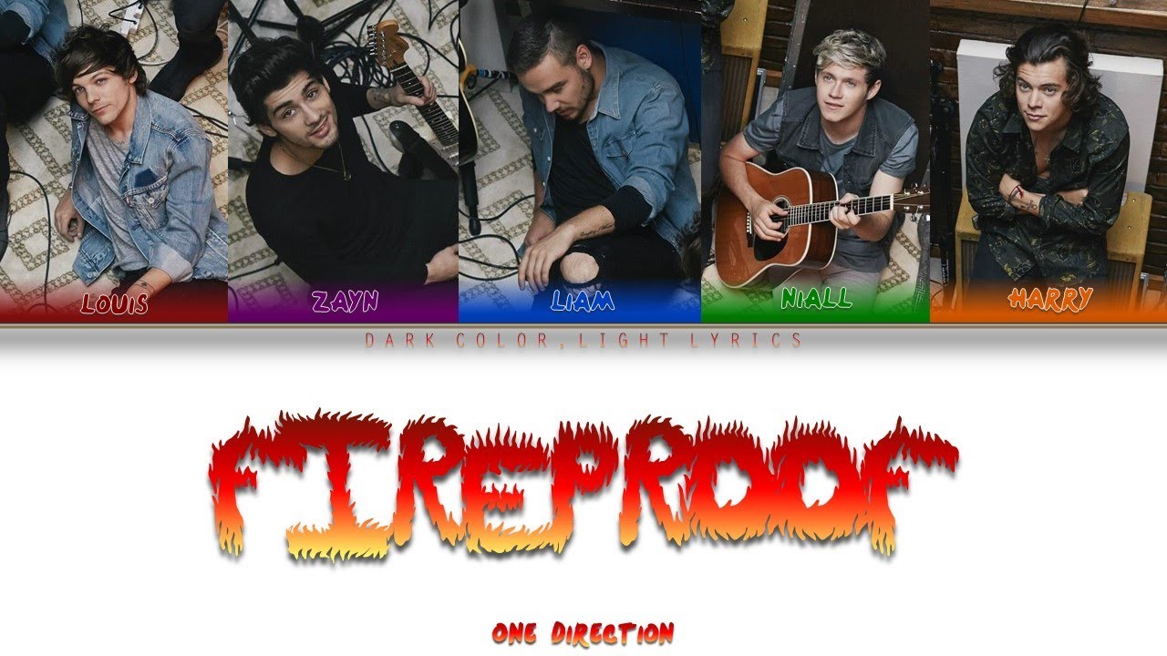 One Direction 'Fireproof' Lyrics [Color Coded ENG_ESP]