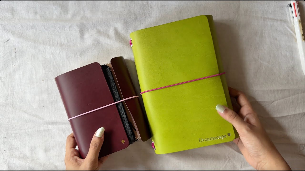 Come fill up the Happy Made Crafts A6 and A5 leather journals with me!