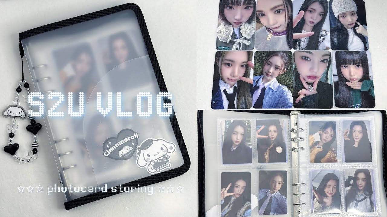 【S2U VLOG】#2 The Chaseのトレカ収納🦋 | Hearts2Hearts 하추로그 |