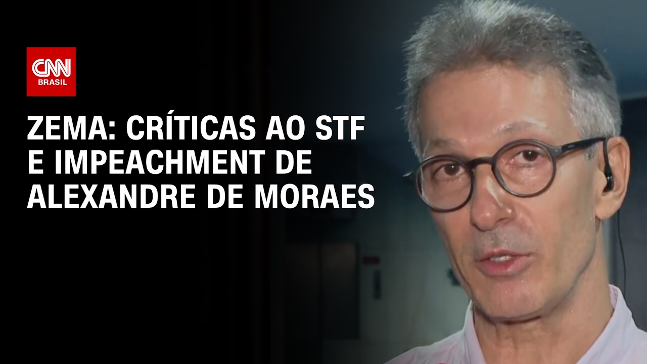 “Casta de Intocáveis”: ZEMA critica STF e defende impeachment de MORAES; veja entrevista EXCLUSIVA