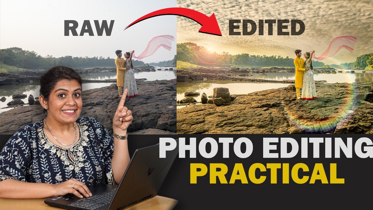 Wedding Photo Editing | PRACTICAL Photoshop BASIC TO ADVANCE LEVEL editing in HINDI  in ONE video!!!