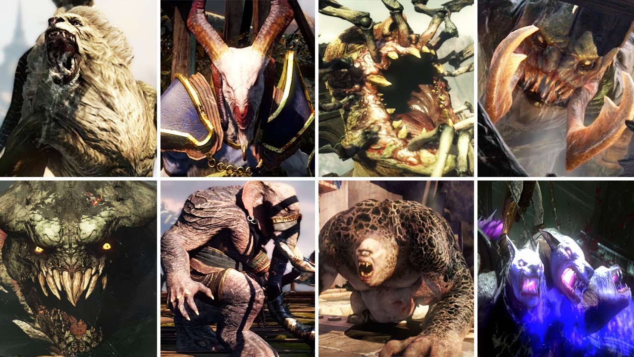 God of War Ascension - All Monsters + Enemies