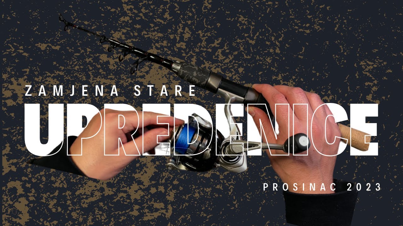 Pripreme za lagani zimski spin: Zamjena upredenice + Mini spin štap koji stane u svaki ruksak ☃️🎣