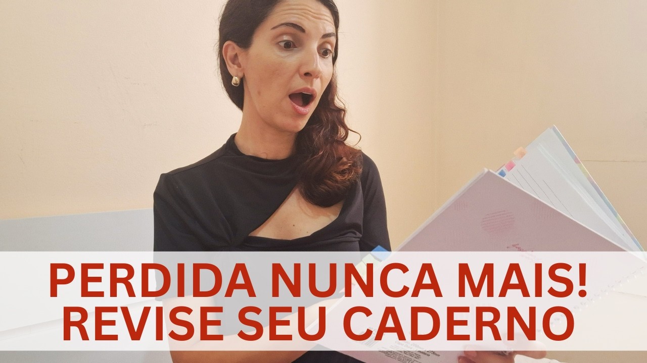 Revisão de metas com caderno: nunca mais fique perdido
