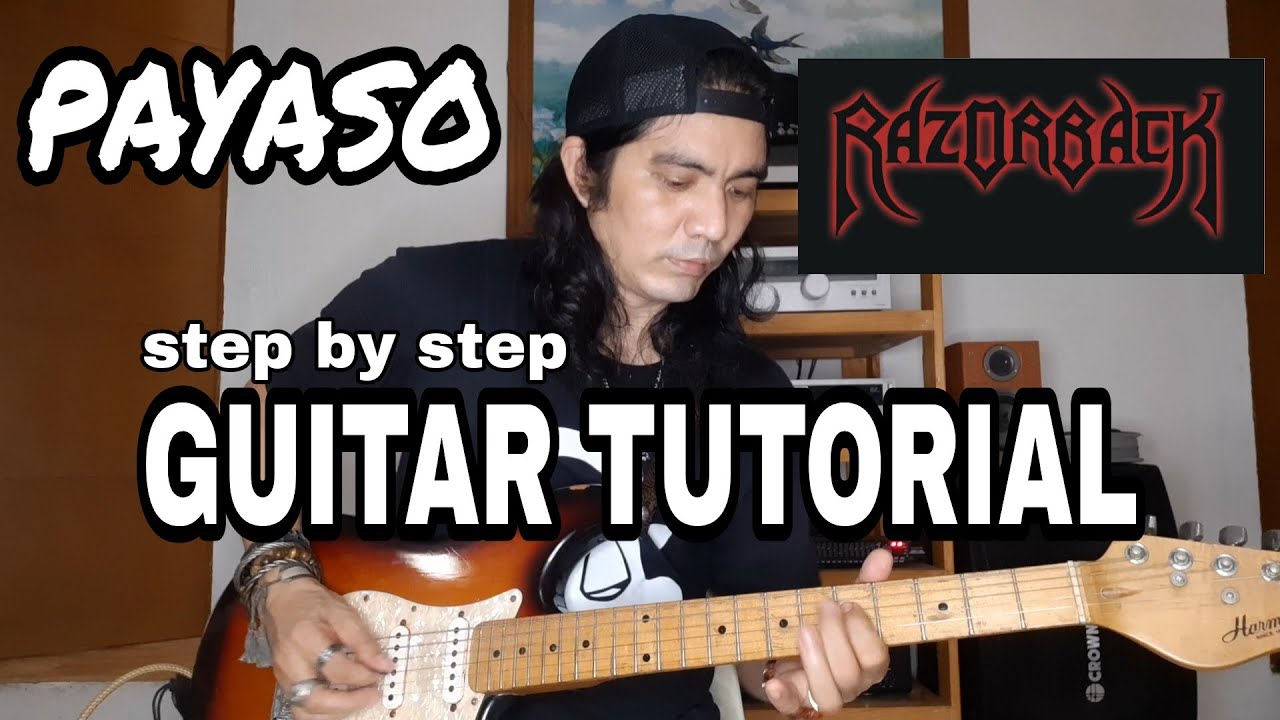 Razorback - PAYASO - Guitar Tutorial with description