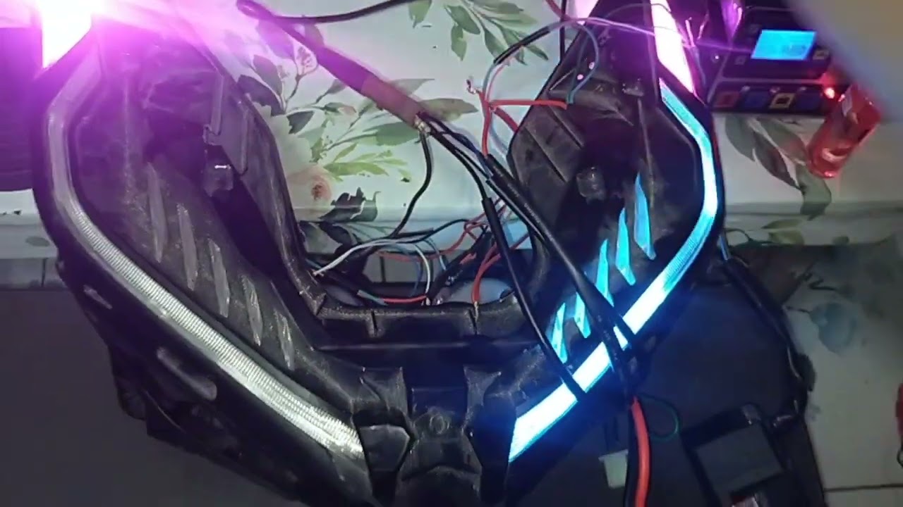Step by step wire setup para sa biled projector sa honda click 