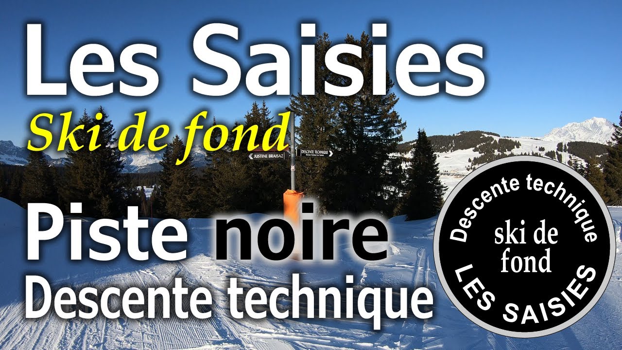 Les Saisies - Ski de fond - Piste noire 