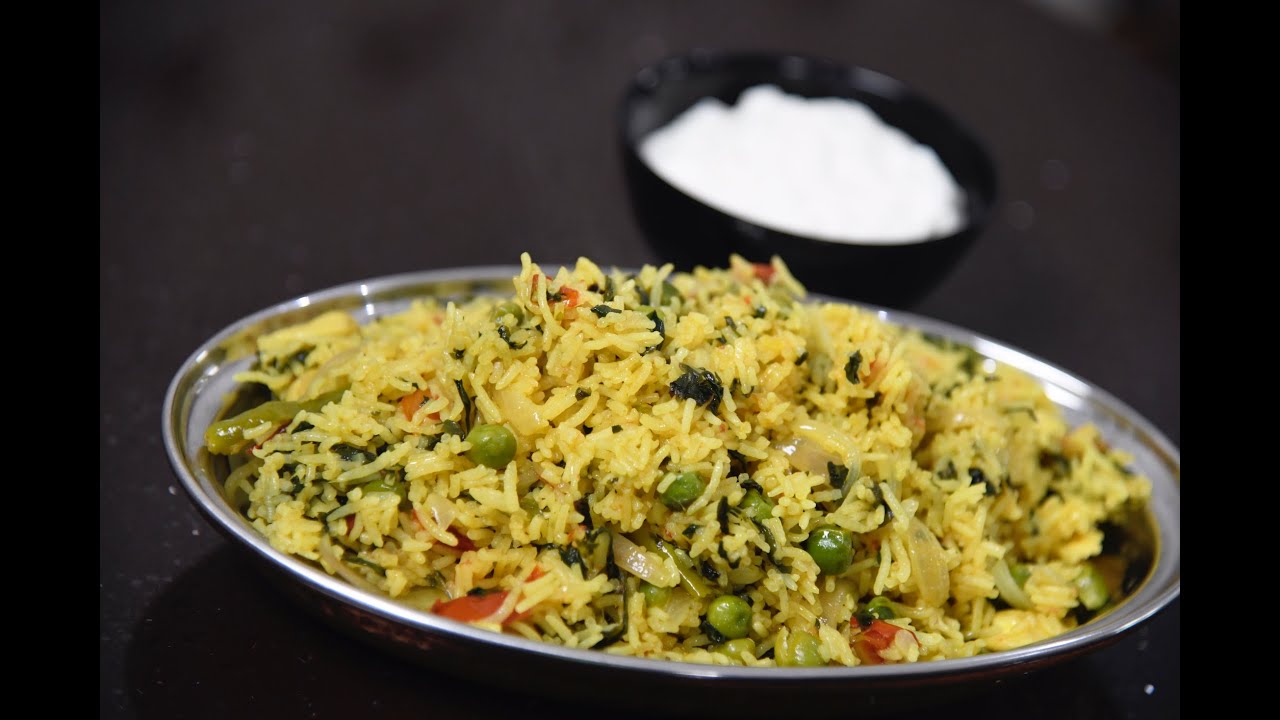 methi matar pulao recipe | methi pulao recipe | matar pulao | lunchbox rice recipes