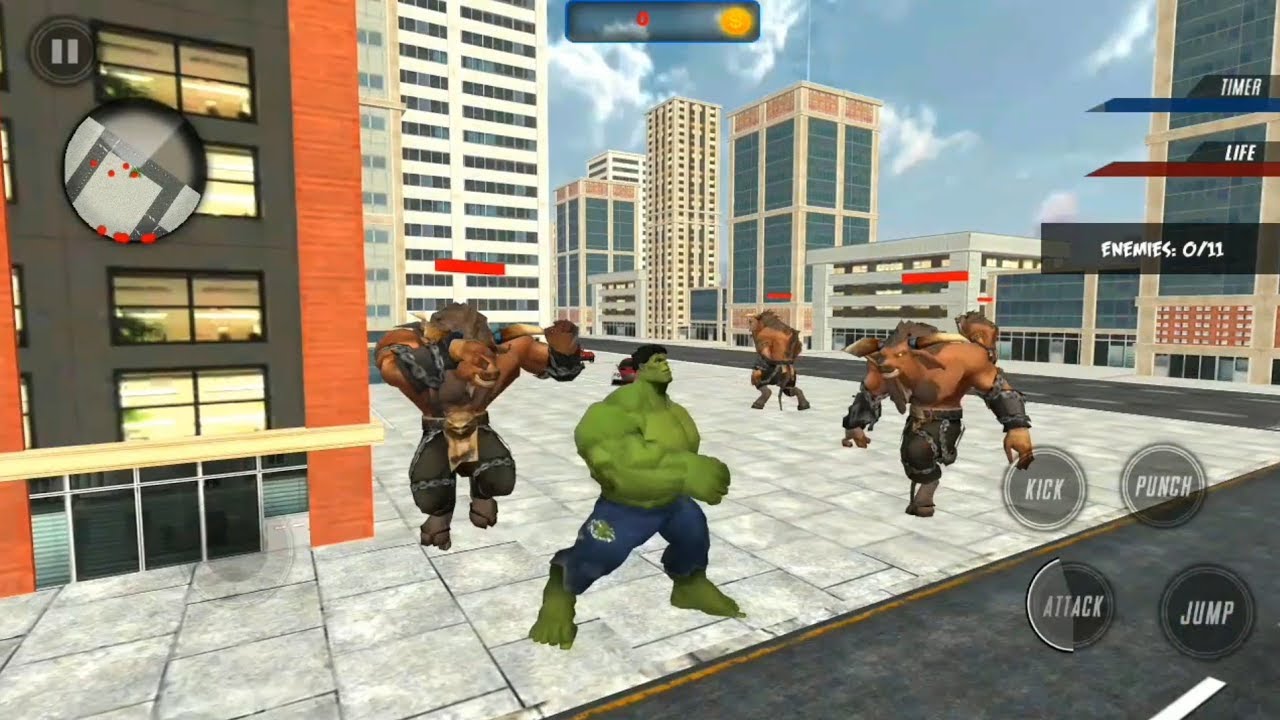 Monster Hero Incredible Fight in City | Monster Hero Vs Monster Villains - Android GamePlay