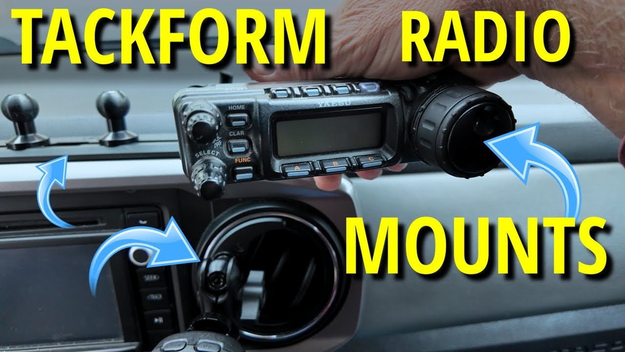 The Best vehicle Ham Radio Mount system | K7SW ham radio