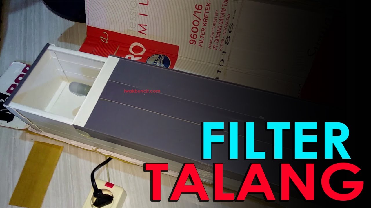 Review Custom Filter Box Talang Air 120cm: Murah, Rapi dan Muat Banyak Filter Biologi