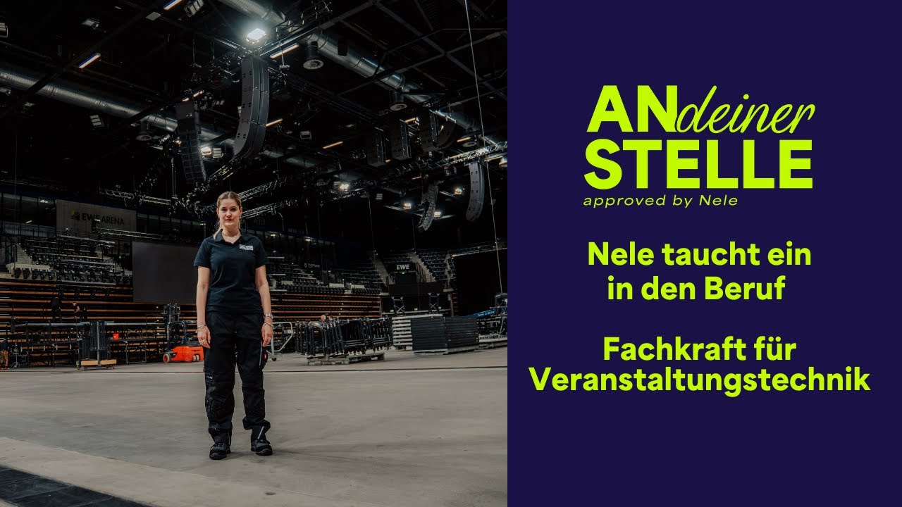Nele taucht ein: Ein Tag als Fachkraft f&uuml;r Veranstaltungstechnik