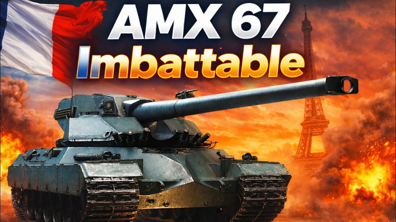 AMX 67 Imbattable ПЕРВЫЙ ТЕСТ И ПРОКАЧКА ПОЛЕВОЙ#worldoftanks