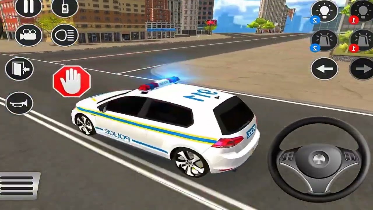 لعبة قيادة سيارات الشرطة - محاكي سيارات الشرطة - رجل الشرطة -Eps-912
