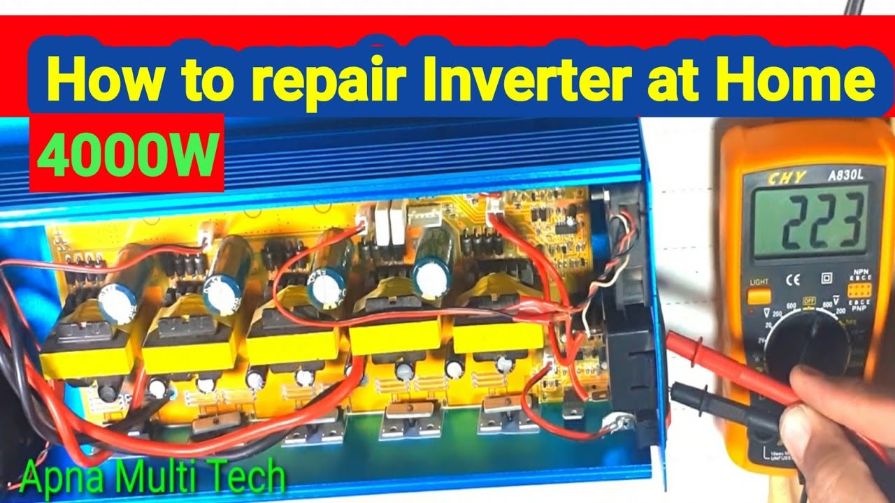 How to repair Inverter 4000W at home #inverter