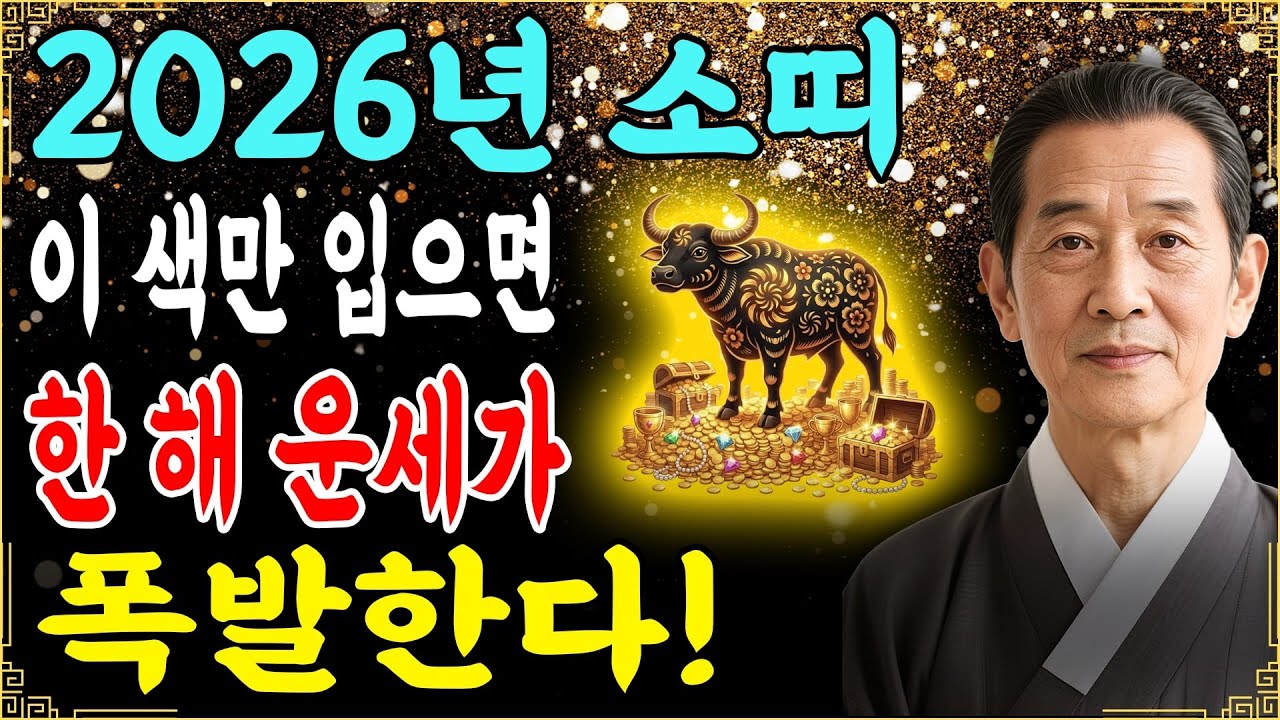 2026년 소띠 운세: 소띠생은 이 색의 옷을 입어야 불운을 피하고 행운을 끌어올 수 있다