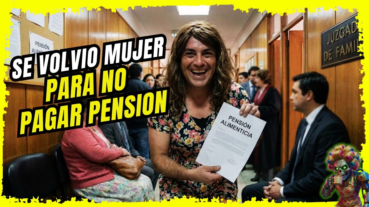 😮 ¿Hombre se vuelve Mujer para no pagar PENSIÓN ALIMENTICIA? FINAL INESPERADO