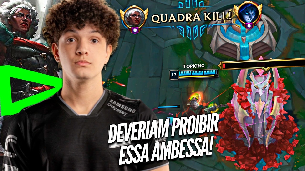 NÃO DEIXOU O ADVERSÁRIO NEM RESPIRAR no JOGO, INSANO!! LOUD XYNO de AMBESSA - TREINO CBLOL 2026