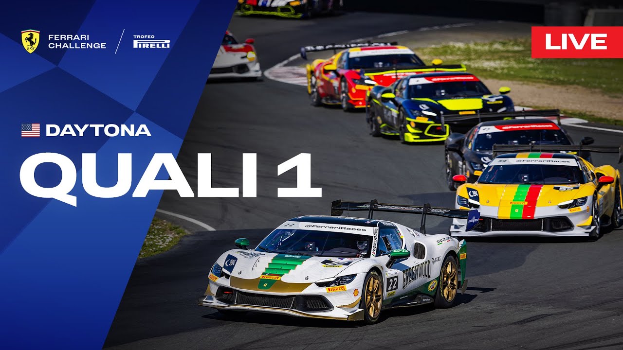LIVE Ferrari Challenge North America - Daytona, Qualifying 1