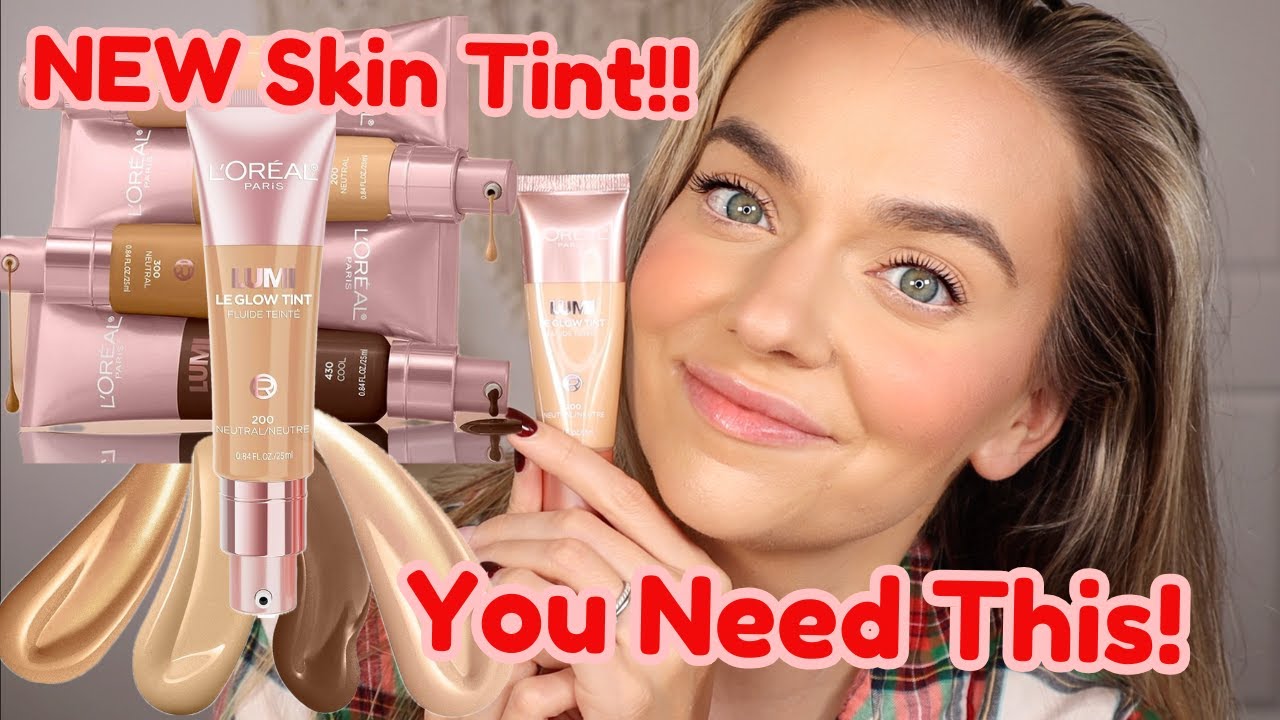 NEW L'Oreal Lumi Le Glow Skin Tint Review! WOW!!