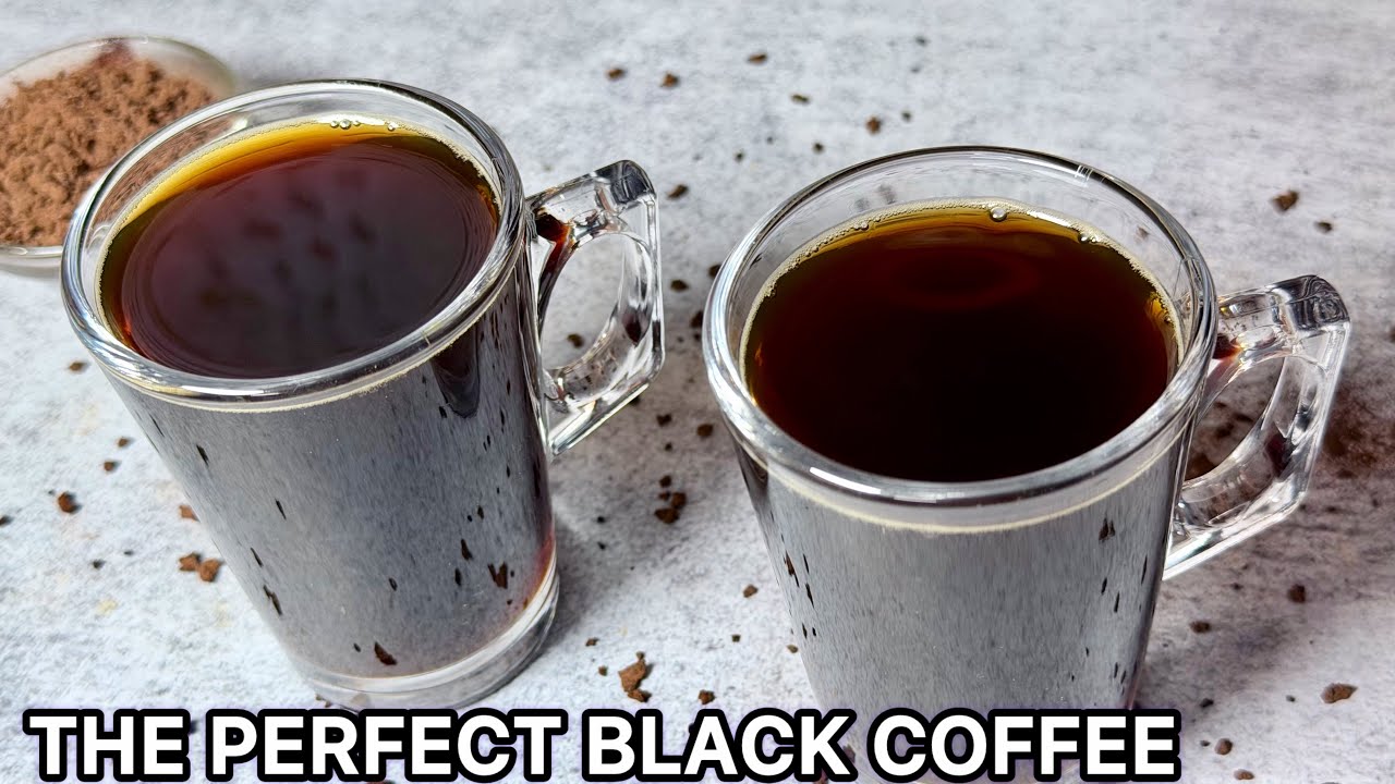 Better than Cafe! ☕ How to make PERFECT Black Coffee at home (No Bitterness!)