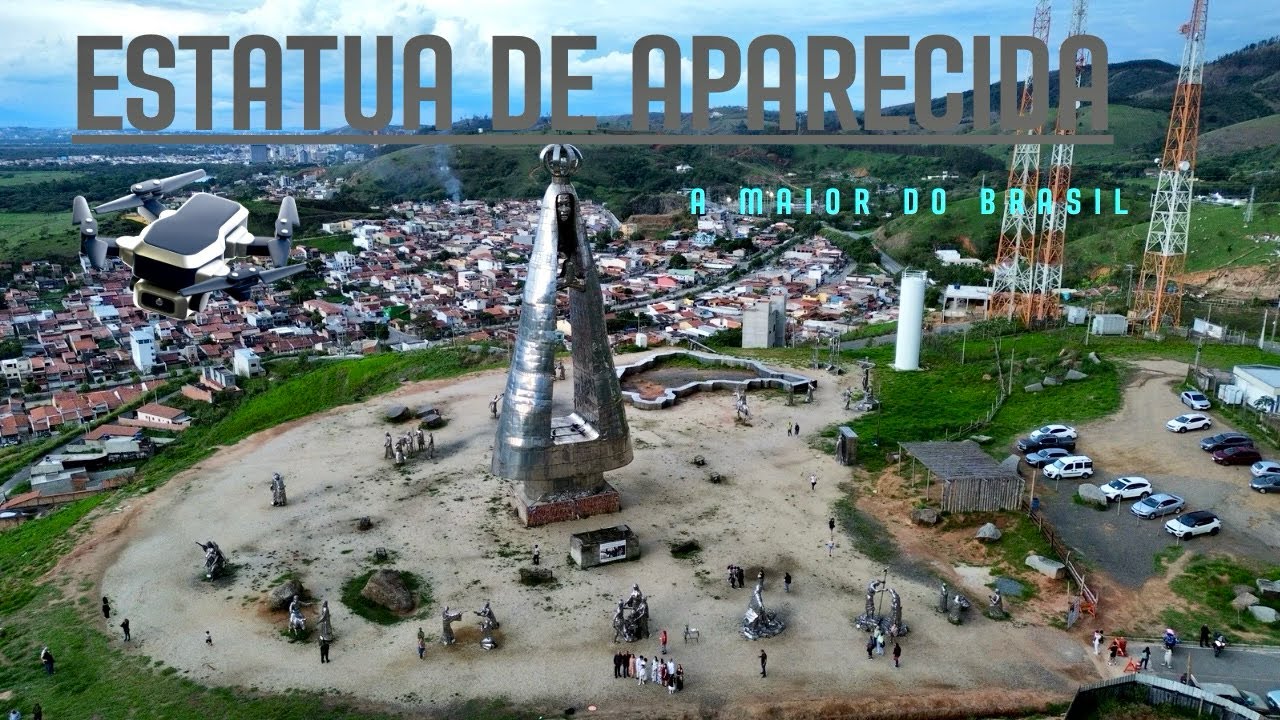DRONE NA ESTATUA DE APARECIDA QUE POUCOS CONHECEM 