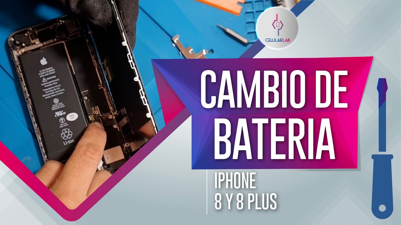✅Cambio de batería  iPhone 8 y 8 plus ⭐🛠