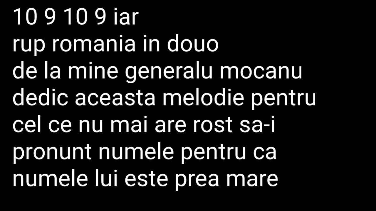 Dani Mocanu - politisti si procurori (versuri)