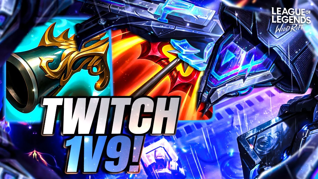 TWITCH É UM MONSTRO! O MELHOR ATIRADOR PRA FAZER 1V9 NA SOLOQ E SUBIR DE ELO | LoL Wild Rift