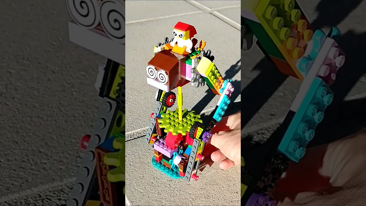 LEGO walking robot built with LEGO Classic 11019