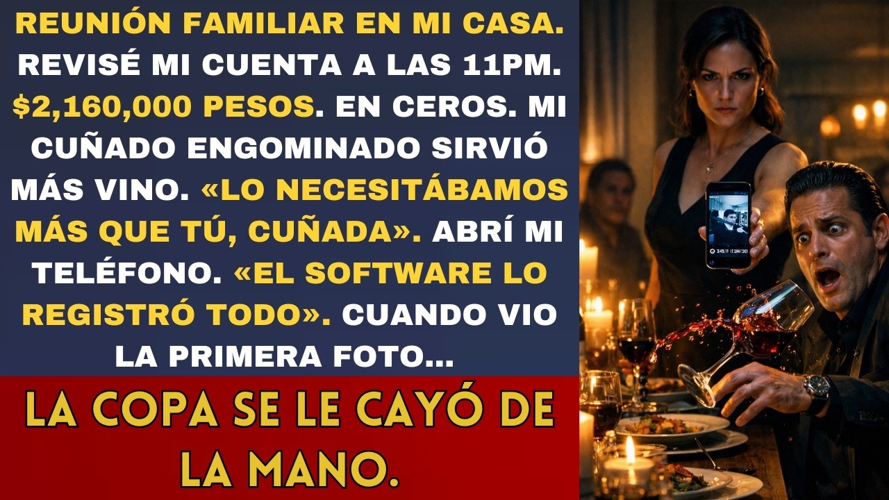 Vaciaron mis $2,160,000 durante la reunión familiar. Mi cuñado: «Lo necesitábamos». La Fiscalía: