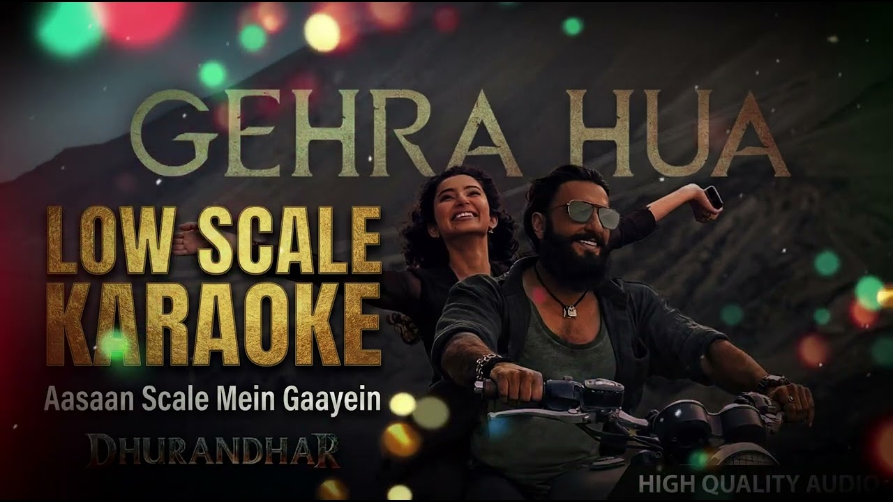 Gehra Hua - Karaoke Version (Low Pitch)