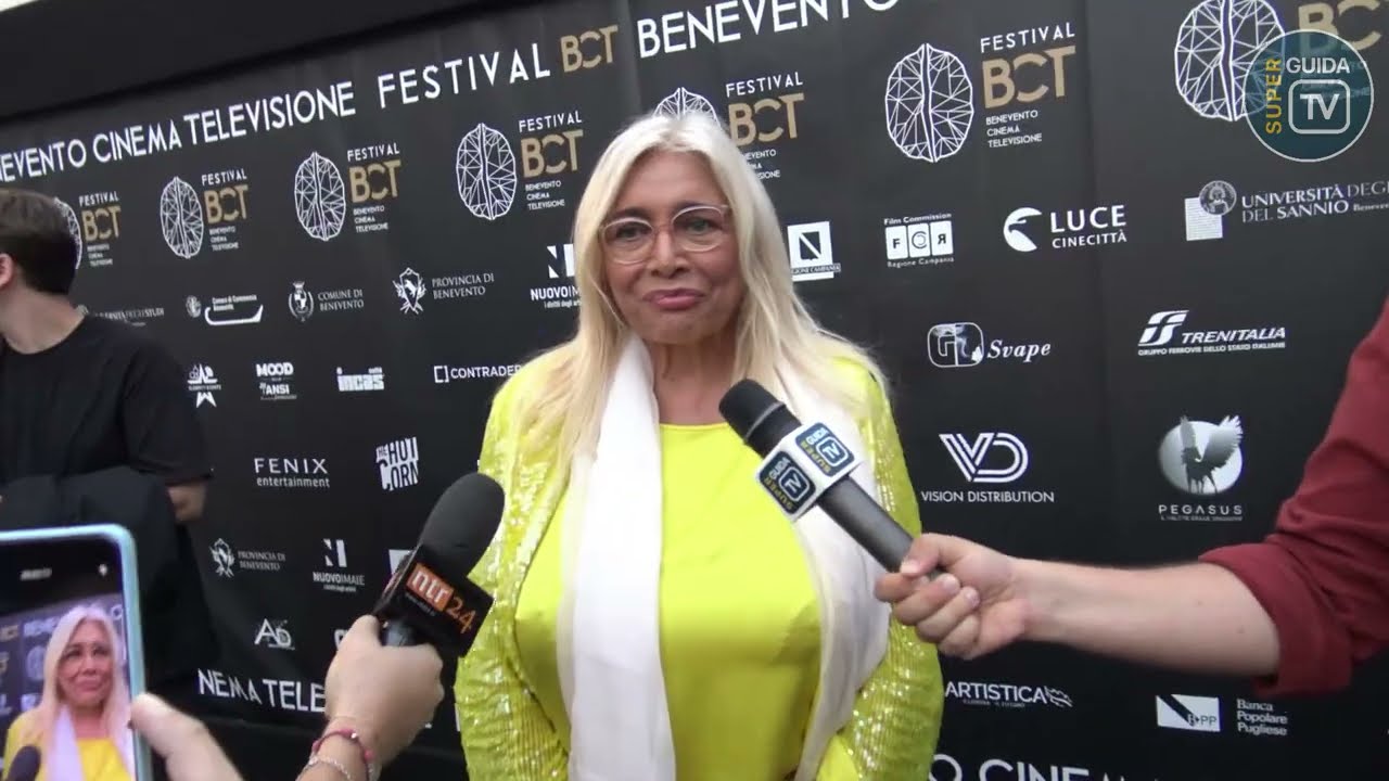 Intervista a Mara Venier al BCT - Festival Nazionale del Cinema e della Televisione a Benevento