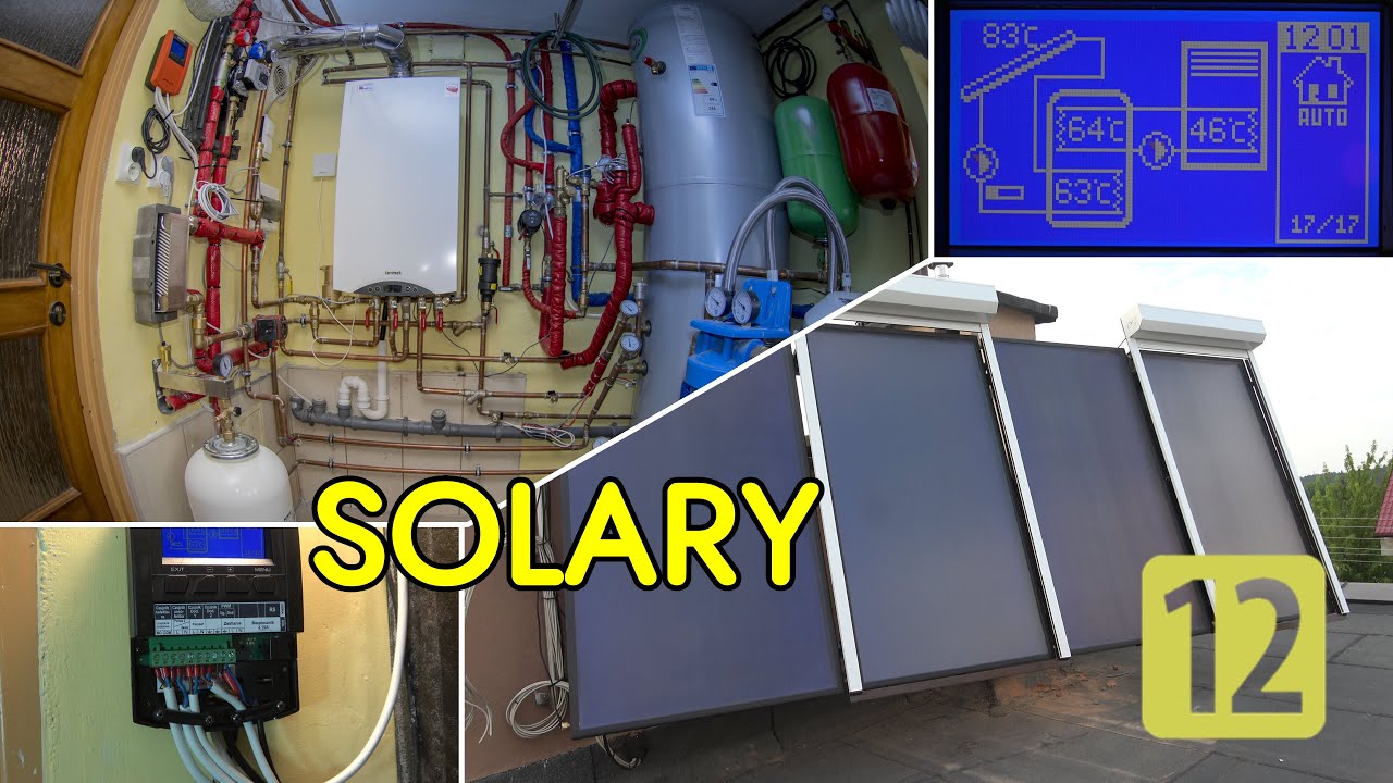 SOL-08 Kolektory słoneczne podłączenie i uruchomienie. Solary.