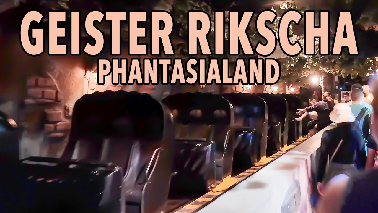 Geister Rikscha Onride - Die älteste Attraktion im Phantasialand