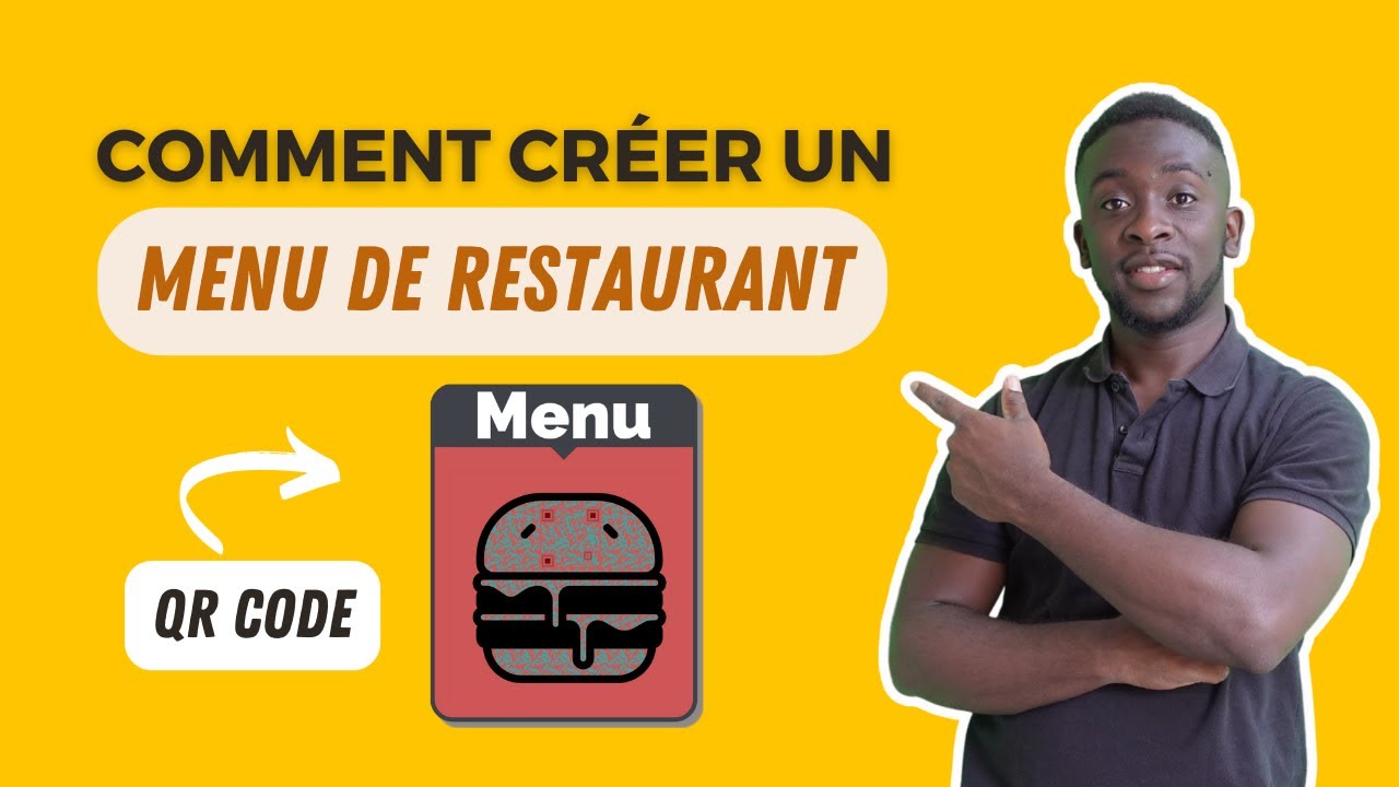 Comment faire un QR Code pour menu de restaurant ?