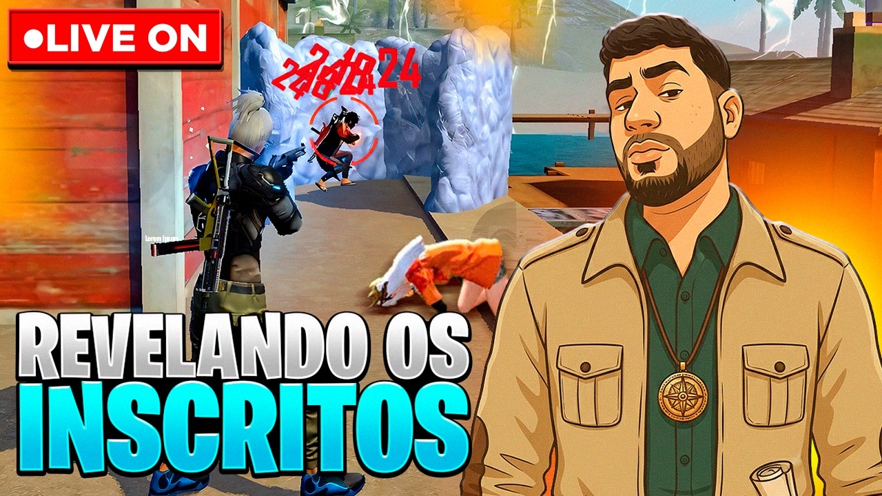 LIVE ON 🟢 QUINTA DO X1 💙 REVELANDO INSCRITOS 💙 NAQUELE PIX KKKKKKK 💙