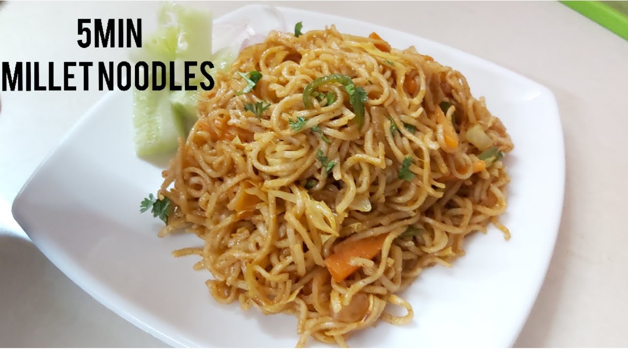 Healthy Millet Noodles In 5Min || Healthy And Quick Millet Noodles Recipe || RR Tasty Kitchen