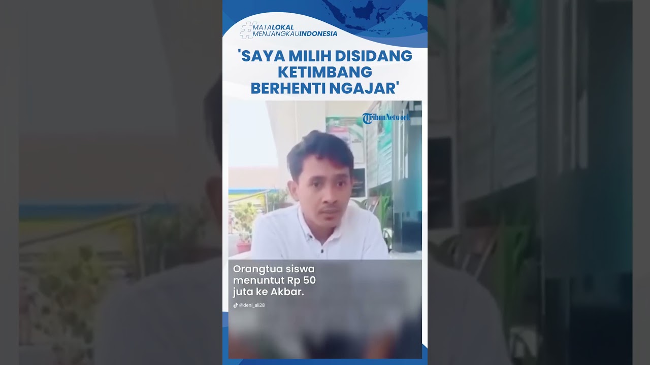 Nasib Akbar, Guru Agama Dipolisikan Gegara Hukum Siswa Tak Solat Milih Disidang Jadi Tahanan