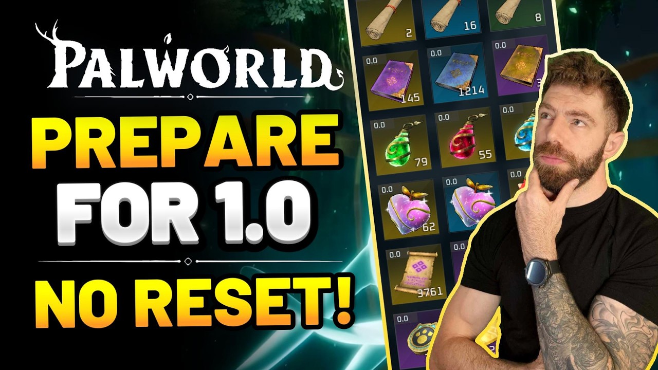 Palworld Devs Confirm NO RESET - The BEST Ways to Prepare for 1.0