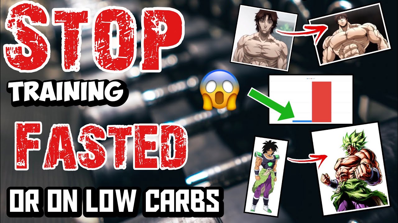 NEVER TRAIN FASTED - HUGE DROP IN MUSCLE GROWTH | CORTISOL UP 7% VS 99% W/ INTRA WORKOUT CARBS STUDY