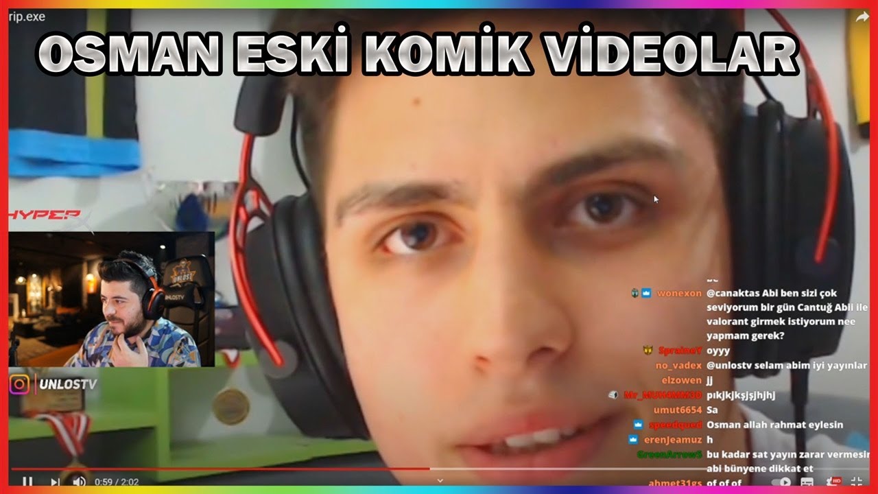UNLOST OSMAN TOSUN ESKİ VİDEOLARI İZLİYOR (KOMİK ANLAR)