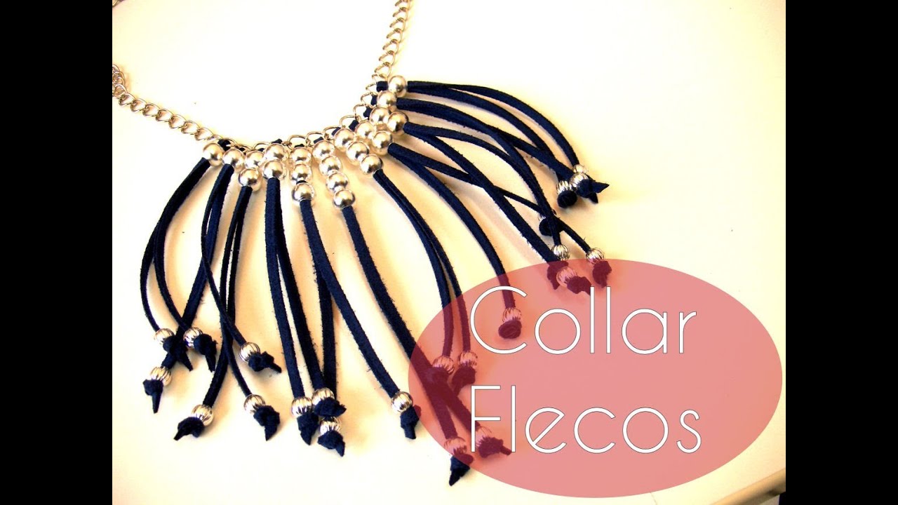 Abalorios Manualidades - Collar con flecos