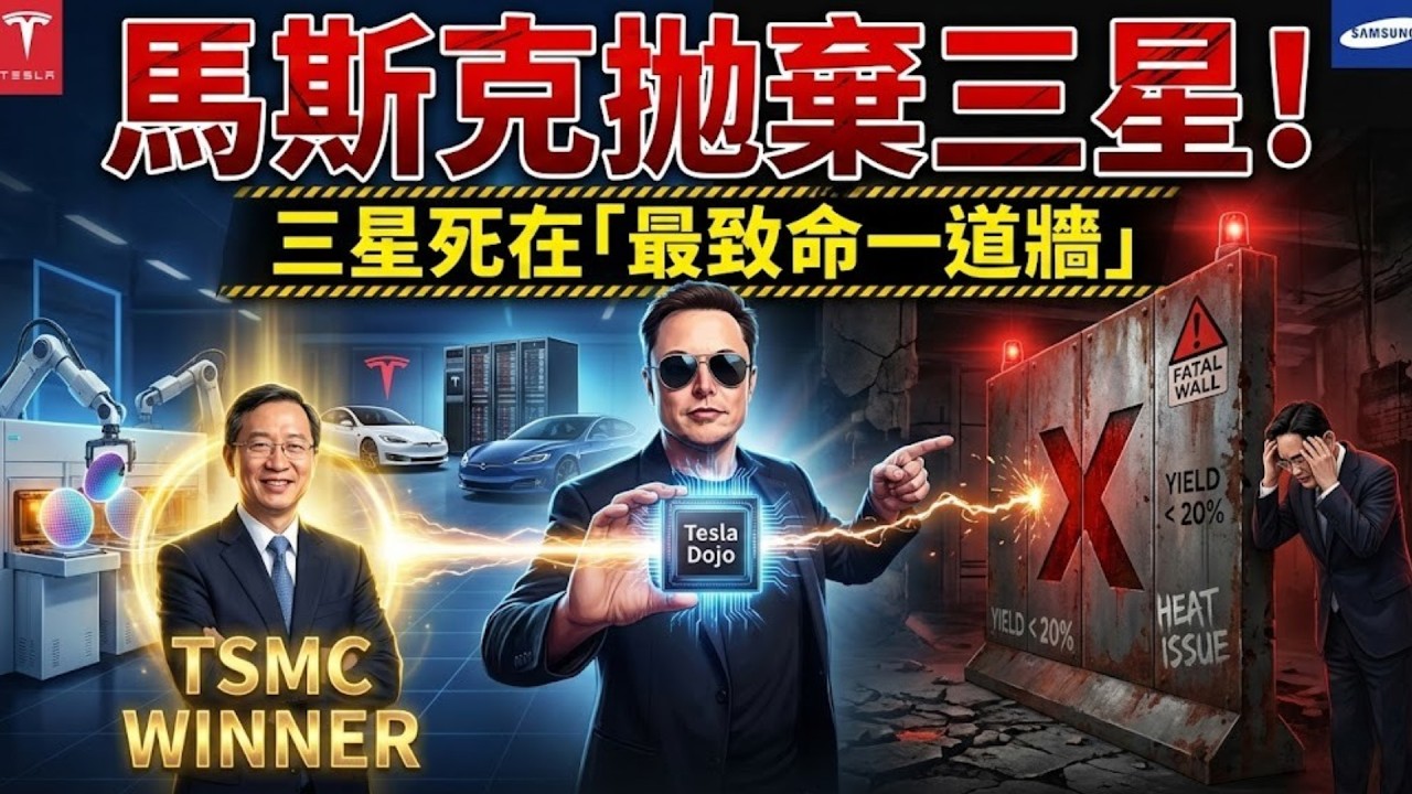 特斯拉AI晶片之戰落幕！台積電憑什麼「點石成金」？三星輸在最關鍵的一道牆