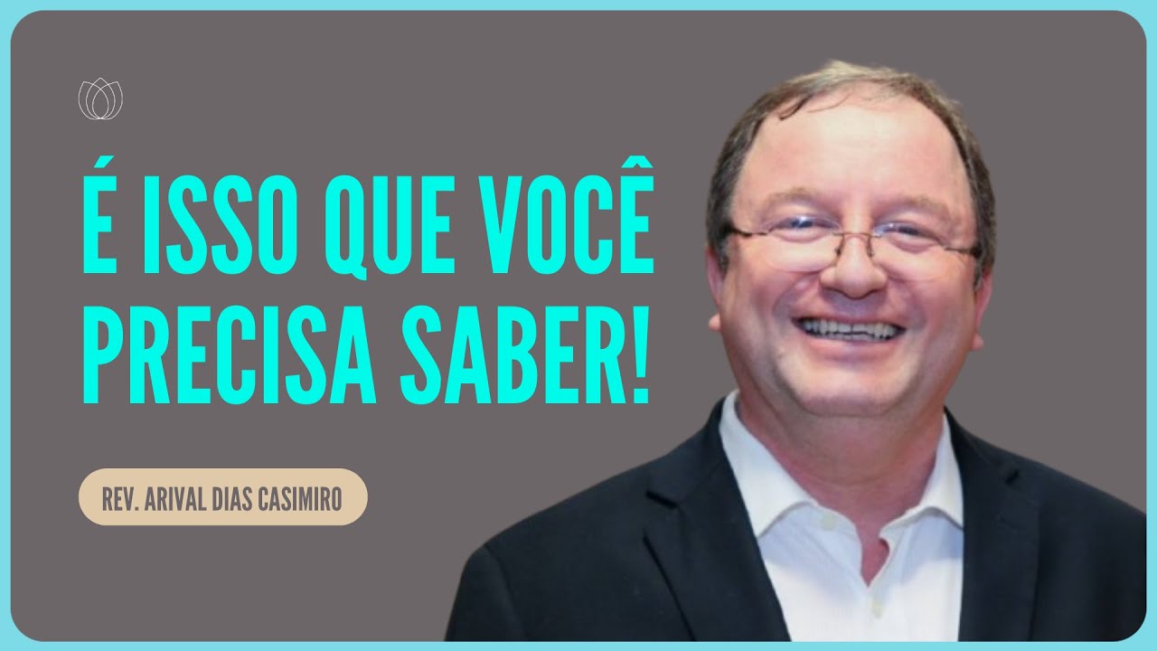 ORAÇÃO PARA BATALHA ESPIRITUAL | Rev. Arival Dias Casimiro | Igreja Presbiteriana de Pinheiros