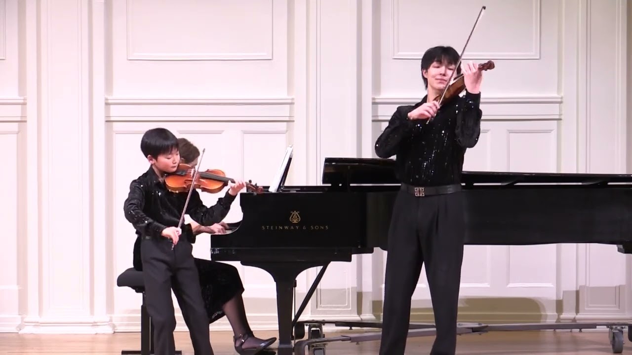 Aiden Yu & Jacob Zhao - Bach J. S.: Concerto for Two Violins in D Minor, BWV 1043 - Mvt. 1