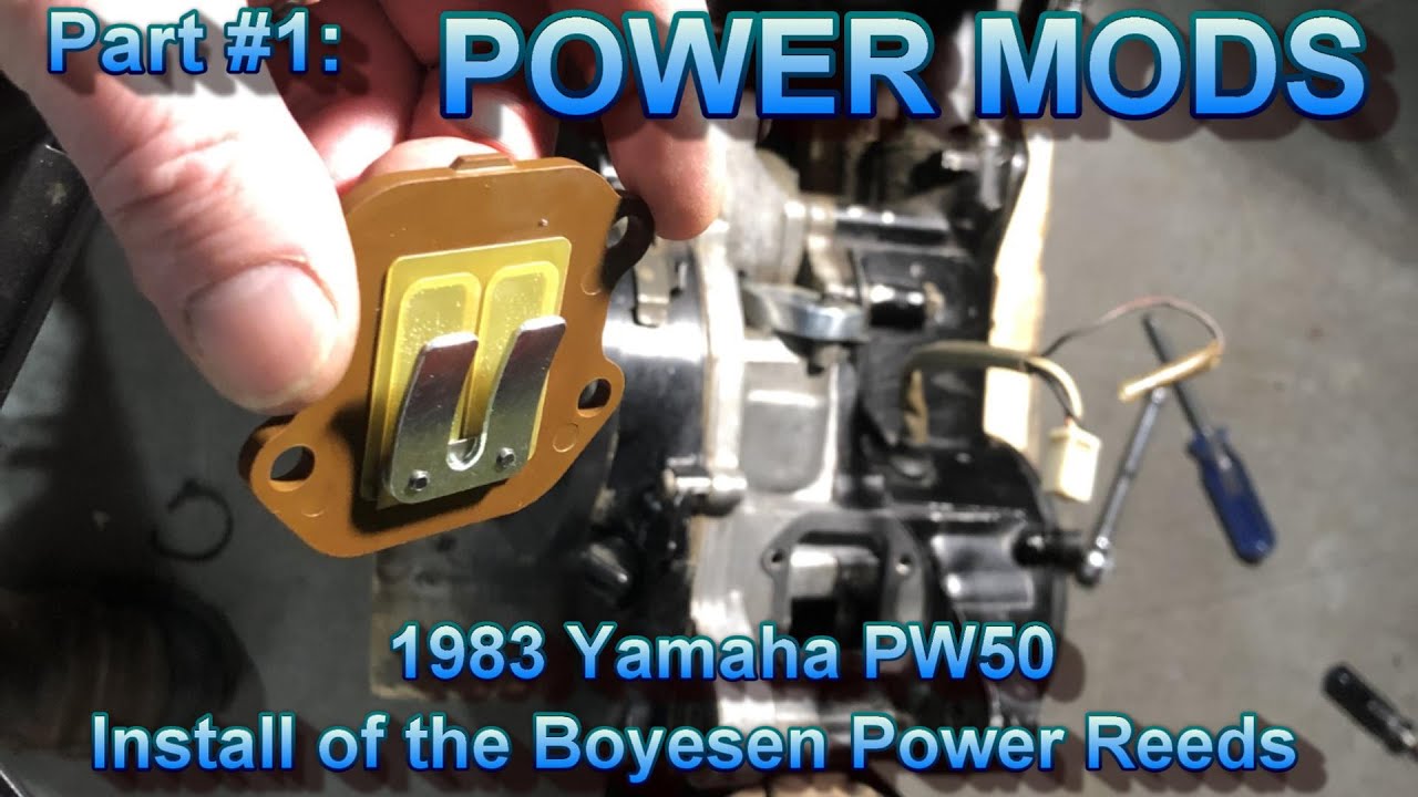 PW50 Power Mod.  Install of Boyesen Power Reeds