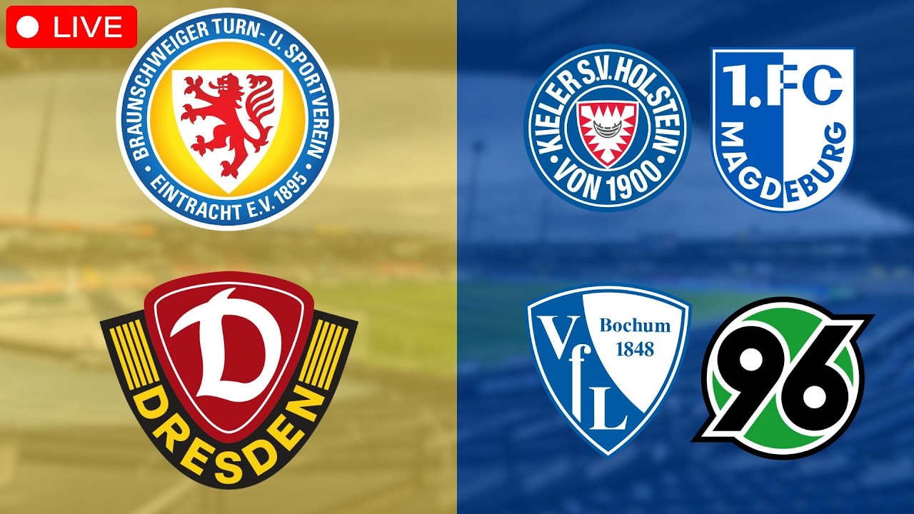 Eintracht Braunschweig - Dynamo Dresden ( & Konferenz) / 2. Bundesliga Watchalong LIVE