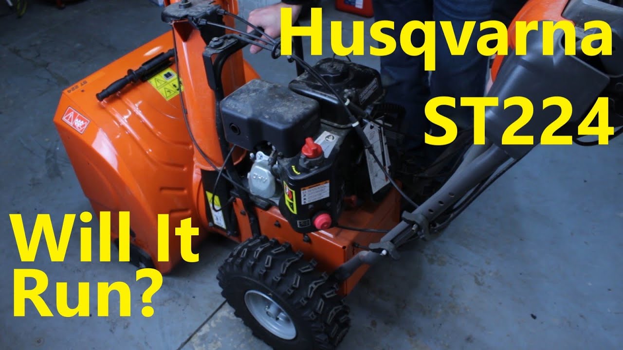 Husqvarna ST224 - Will It Run?